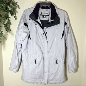 🪻Columbia | Lilac Color Interchange Women's Rain Jacket Size Medium